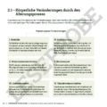 Leseprobe 2.1 – Körperliche Veränderungen durch den Alterungsprozess „Einfach gesund bleiben – Teil 1: Ernährung“