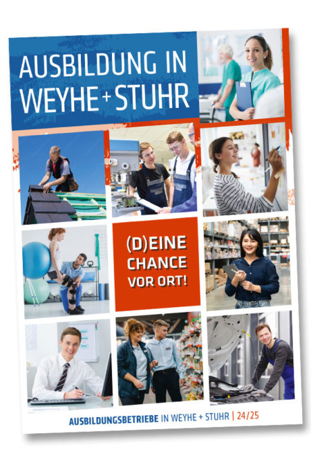 Ausbildung in Weihe + Stuhr, (D)eine Chance vor Ort! Ausbildungsbetriebe in Weyhe + Stuhr | 24/25